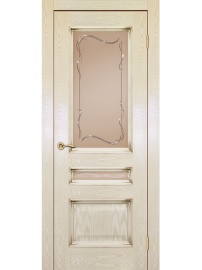 Палермо ДГОБ 2.41 Эмаль RAL 1013, багет с тиснением, 2000x400