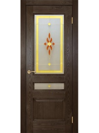 Палермо ДГОБ 2.43 Мореный ясень, багет с тиснением, 2000x400